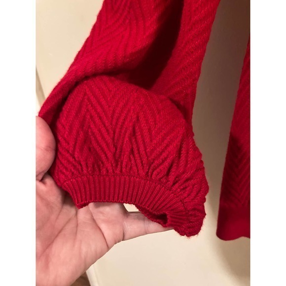 Women’s Investments NWT Red Lightweight Sweater Size 1X - Picture 2 of 5